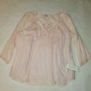 Sonoma Ladies XL 3/4 Sleeve Peasant Top!